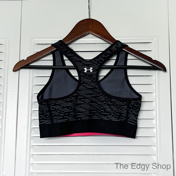 Under Armour | Logo Band Geometric Print Sport Bra - Picture 3 of 4